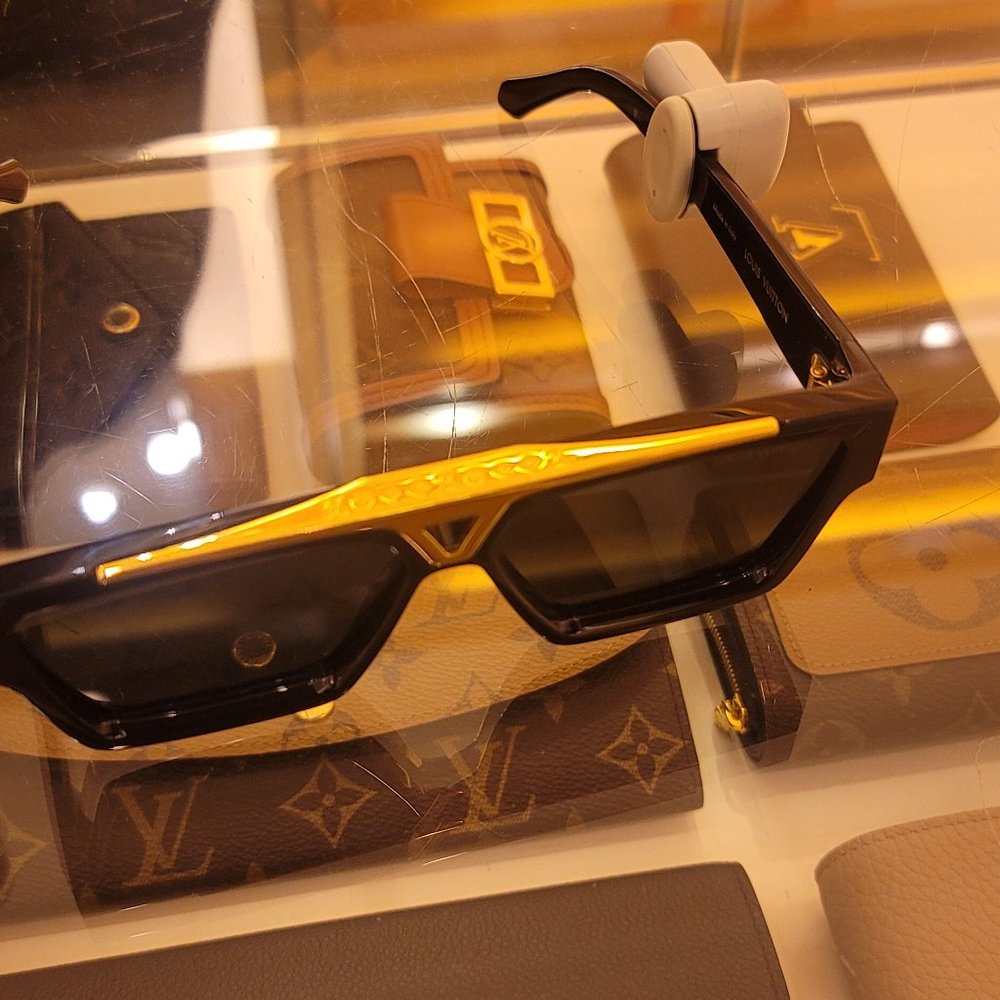 Louis Vuitton Z1502W Evidence Sunglasses Black Gold - Picture 2 of 8